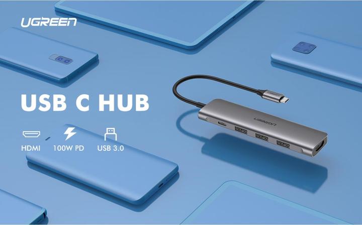 Produktbild Ugreen USB-C Hub (USB-C, 5 Ports)