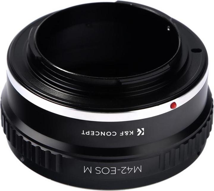 Actual product image K&F Concept High Precision Lens Adapter Mount, M42-EOS M