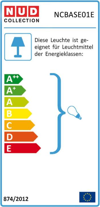 Energie-Label NUD Collection Base (E27)
