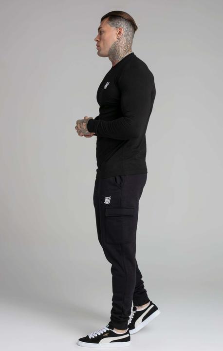 Actual product image Siksilk Sweatshirts Black Essential Sweatshirt (L)