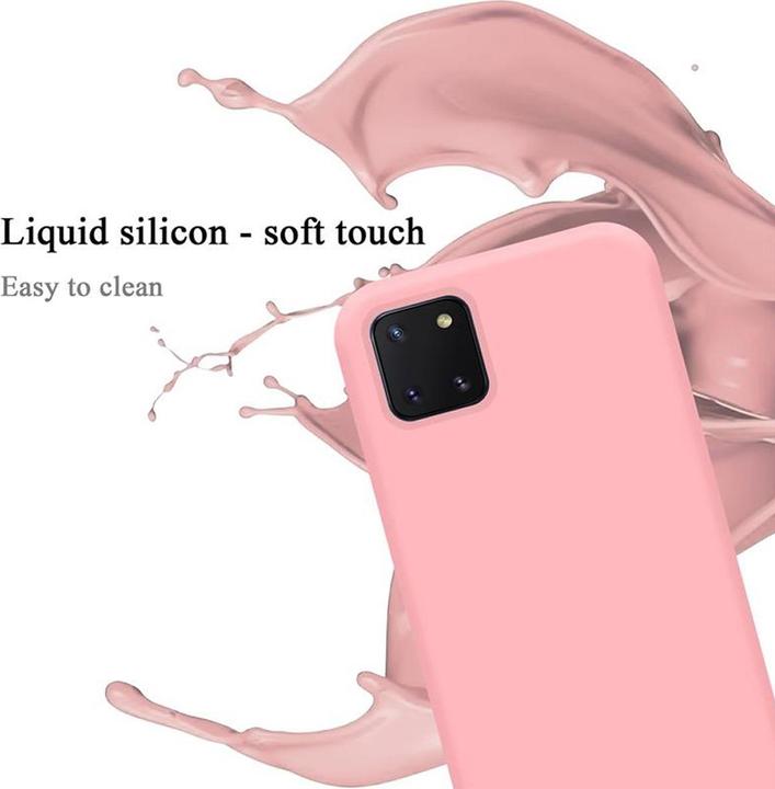 Actual product image Cadorabo TPU Liquid Silicone Case Cover (Samsung Galaxy A81)