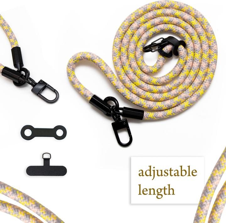 Produktbild Cadorabo Handykette für Huawei P40 LITE E Necklace Hülle mit verstellbarem Kordelband