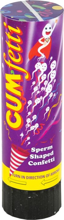 Image du produit Spencer & Fleetwood Cumfetti Sperm Shaped Confetti Party Popper