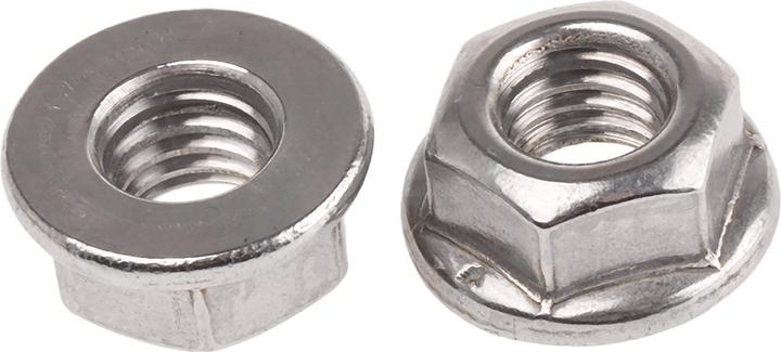 Rs Pro Edelstahl-Flanschmutter M6, einfach (M8)