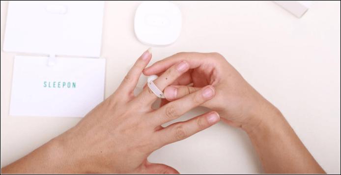 Actual product image Go2Sleep Sleep analysis ring