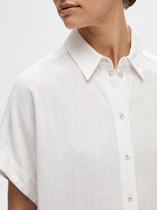 Actual product image Selected Femme Cropped short sleeve shirt (34)