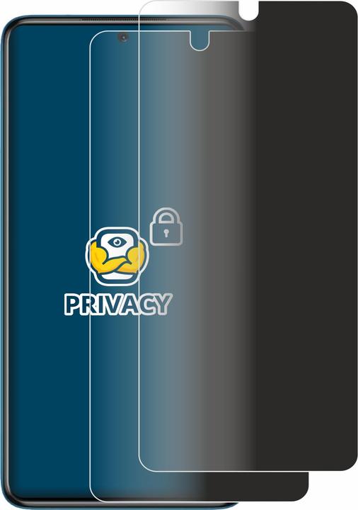 Produktbild BROTECT Sichtschutzfolie Anti-Spy Privacy Folie Blaulicht-Schutz (2 Stück, Xiaomi Poco X3 NFC)