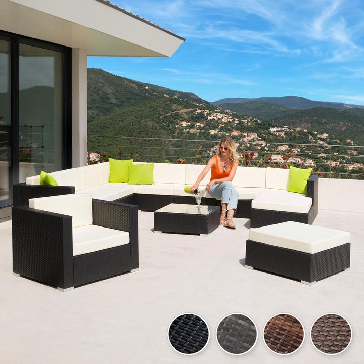 Produktbild tectake Rattan Lounge