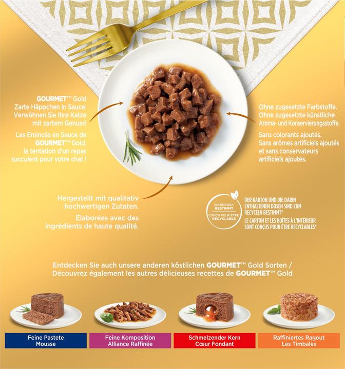 Immagine prodotto Gourmet Oro (Adulto, 8 pz., 85 g)