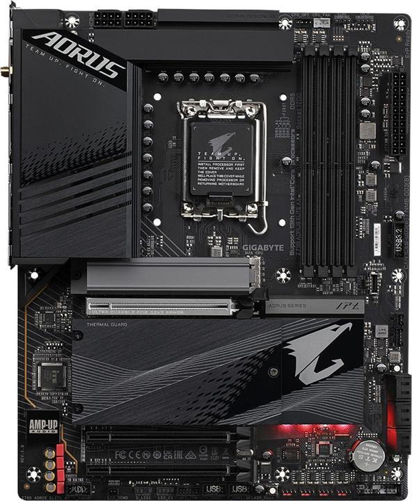 Image du produit Gigabyte Z790 AORUS ELITE AX (LGA 1700, Intel Z790, ATX)