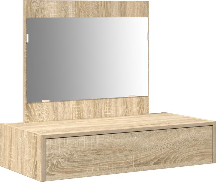 Immagine prodotto VidaXL Tavolino da toilette a muro Sonoma oak 83x40x70 cm