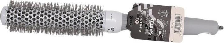 Produktbild Olivia Garden Expert Blowout Speed Gewellte Borsten Weiss&Grau 25 mm