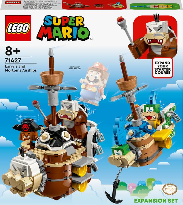 Image du produit LEGO 71427 Super Mario Larry et les galères aériennes de Morton - Kit d'extension (71427, LEGO Super Mario)