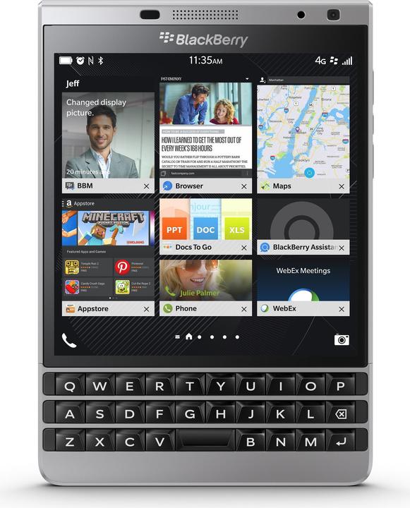 BlackBerry Passport (32 GB, Silver Edition, 4.50", 13 Mpx, 4G)