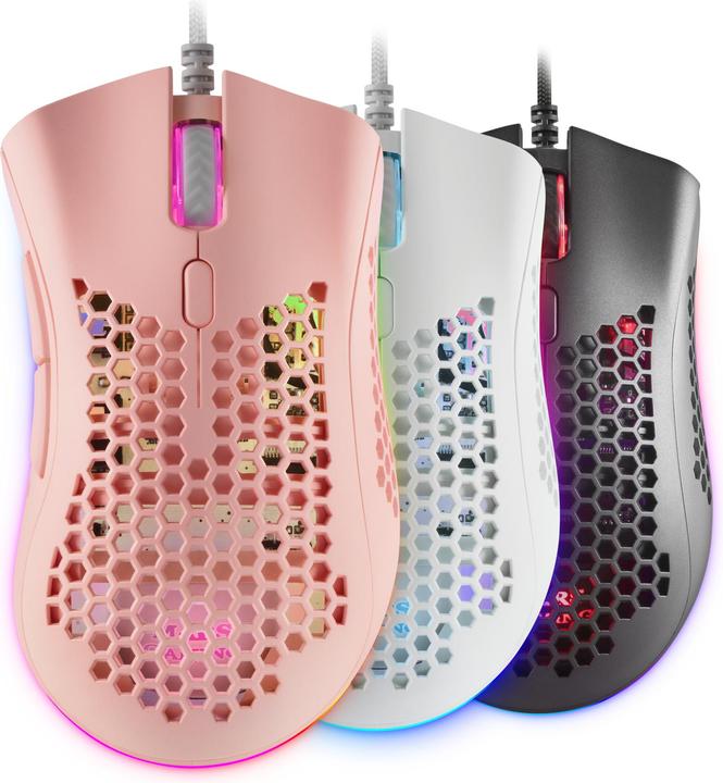 Image du produit Mars Gaming Souris Filaire Gamer Mmex RGB (Rose) (Filaire)