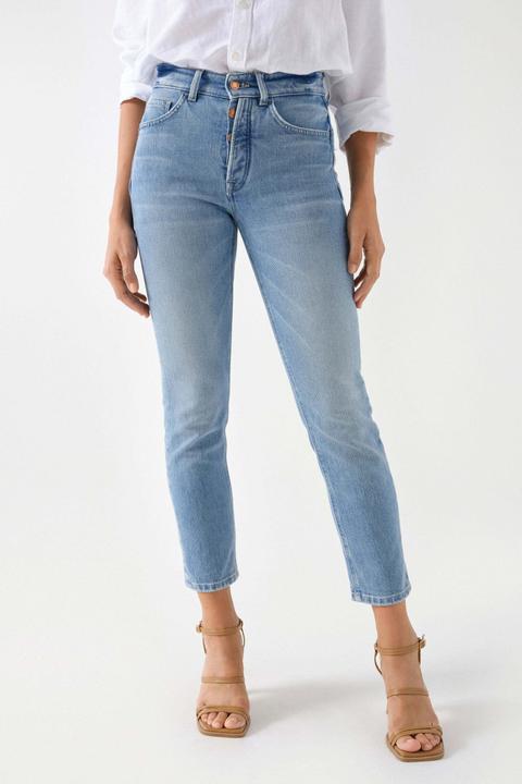 Image du produit Salsa Jeans Jeans Faith Light Wash Button Detail (28)