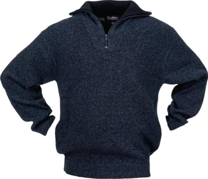 Scheibler Pullover Grösse L schwarz/blau-meliert (L)