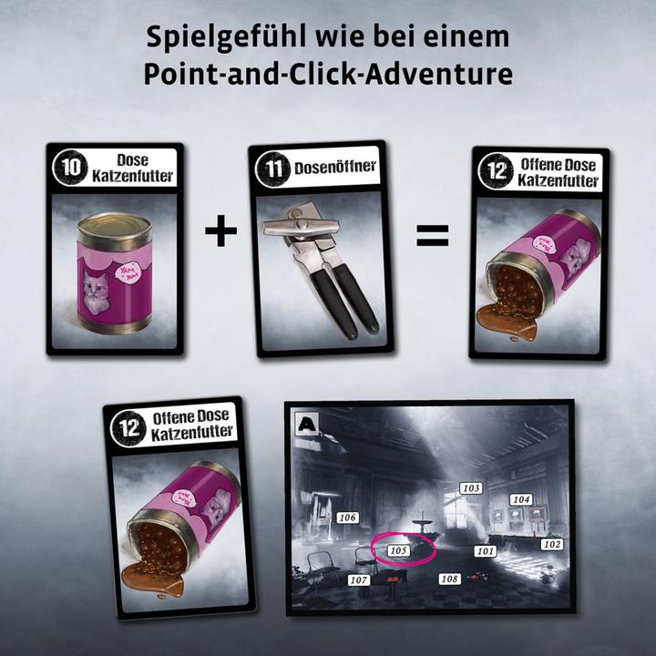 Actual product image Kosmos Family Game Adventure Games: The Gloom City File (German)