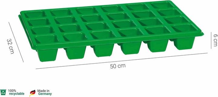 Produktbild Romberg Topfplatte 24 Töpfe 50 x 32 x 6 cm