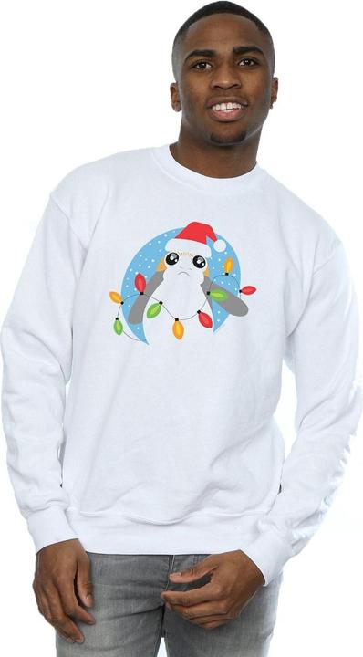 Produktbild Star Wars The Last Jedi Porg Christmas Lights Sweatshirt (XL)