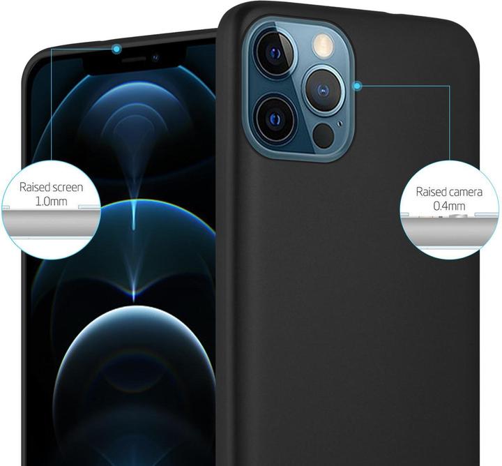 Actual product image Cadorabo TPU Matt Metallic Cover (Realme 12 Pro+, Apple iPhone 12)