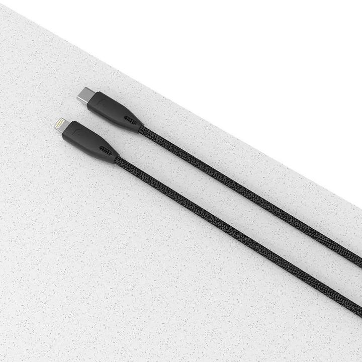 Image du produit Powerology Câble tressé USB-C vers Lightning 1.2M (1.20 m, USB 3.2 Gen 1)