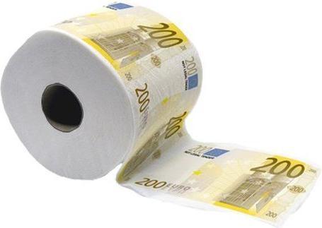 Produktbild Thumbs Up Mad Monkey Toilettenpapier "200Euro" weiss (1 x)