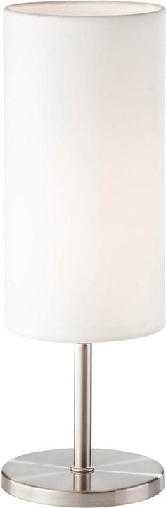 Image du produit FHL easy FHL Kira lampe de table abat-jour en lin rond E14 nickel-blanc 850265 (E14)