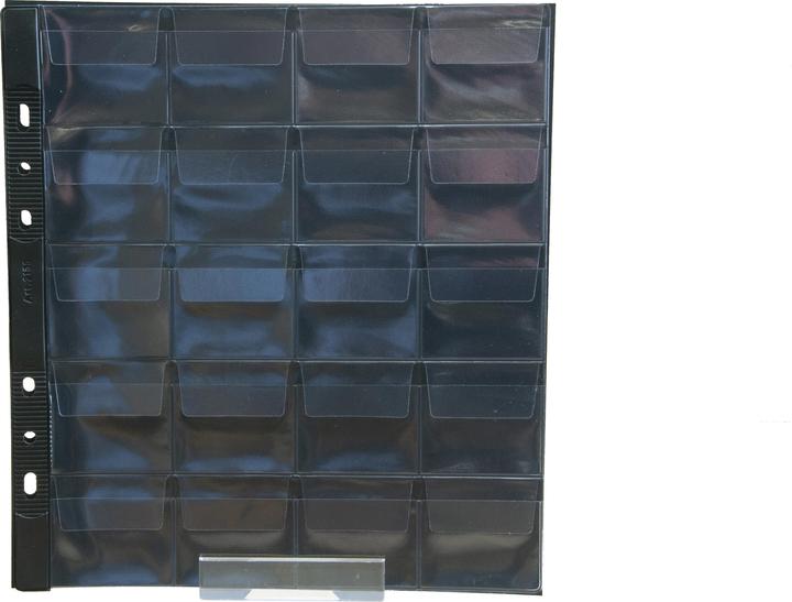 Image du produit Pagna Pochettes de monnaies, 20 cases... 45 x 45 mm, 215 x 235 mm (21,5 x 23,5 cm)