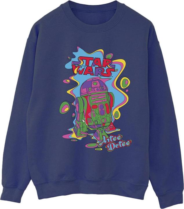 Actual product image Star Wars Womens/Ladies R2D2 Pop Art Sweatshirt (XXL)
