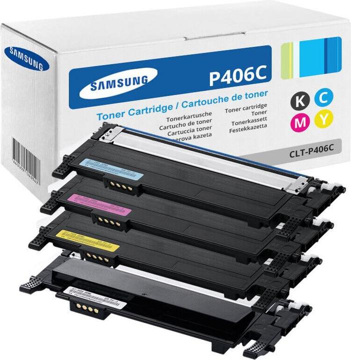 Actual product image Samsung Clt-P406c (M, C, Y, FC)