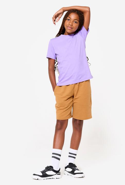 Produktbild Domyos Multisport Shorts Kinder Unisex - braun (10, 11, 12)