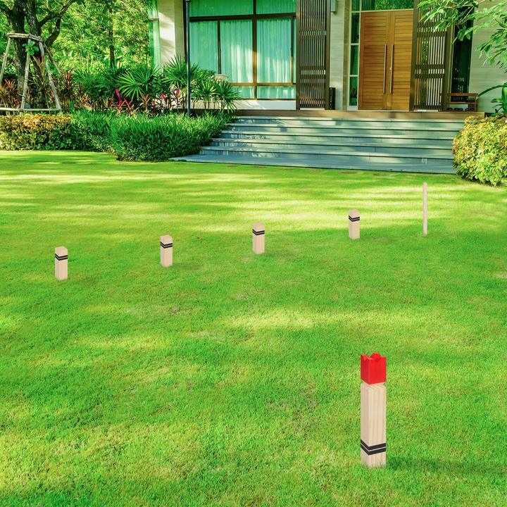 Actual product image Relaxdays Kubb game