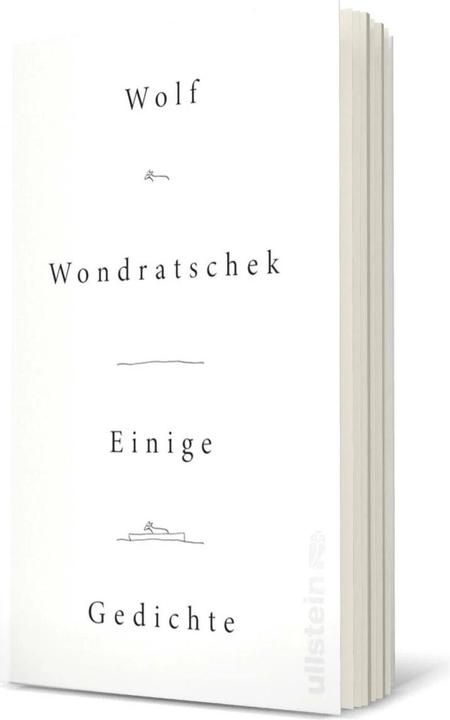 Actual product image Einige Gedichte (German, Wolf Wondratschek, 2023)