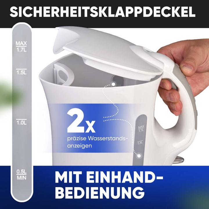 Immagine prodotto Bomann Clatronic Wasserkocher weiss WK3819 (1.70 l)