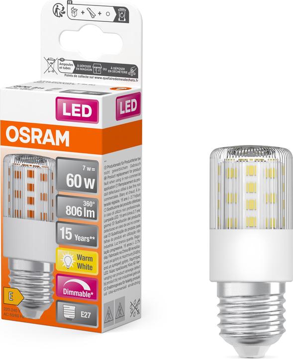 Actual product image Osram Supestar Special T (E27, 7.30 W, 806 lm, 1 x, E)