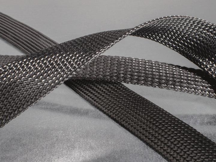 Actual product image HellermannTyton Polyester Expandable Braided Sleeve,40mm (Cable conduit, 1000 cm)