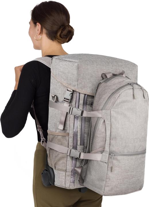 Immagine prodotto Normani Zaino con funzione trolley e zaino piccolo - 9063 (45 l, Bagaglio a mano (fino a 50 litri))