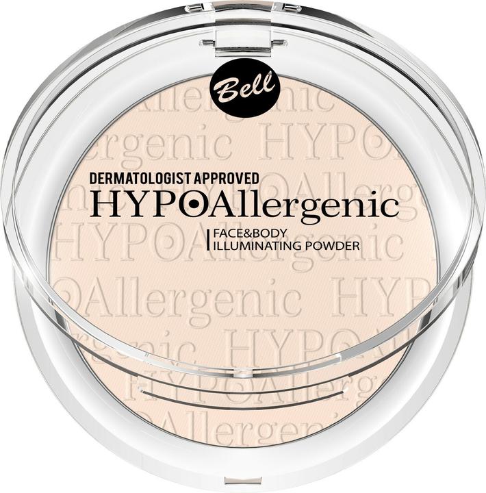 Actual product image Bell Cosmetics HypoAllergenic Face&Body Illuminating Powder hypoallergenic Face and Body Highlighter 01 6g (Highlighter)