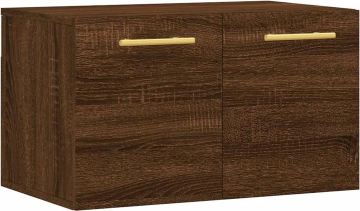 Image du produit VidaXL Wandschrank Braun Eichen-Optik 60x36,5x35cm Holzwerkstoff (60 x 36,5 x 35 cm)