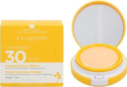 Image du produit Clarins Sun - Compact Solaire Minéral Visage SPF30 (Crème solaire visage, SPF 30, 11 ml, 103 g)