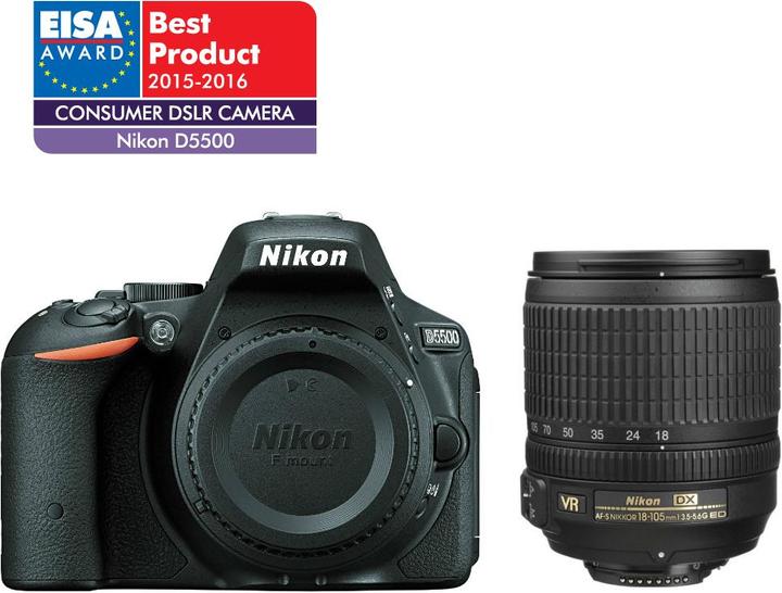 Produktbild Nikon D5500 18-105mm Kit (APS-C / DX)