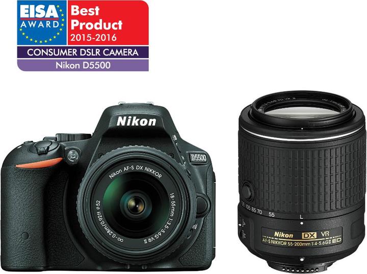 Image du produit Nikon D5500 Kit double zoom (APS-C / DX)