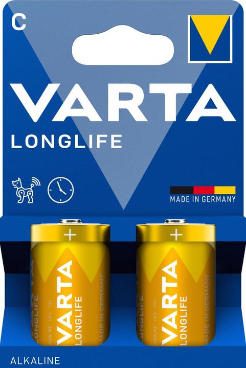 Produktbild Varta VAR Longlife C 2er Blister (2 Stk., R14, 7600 mAh)