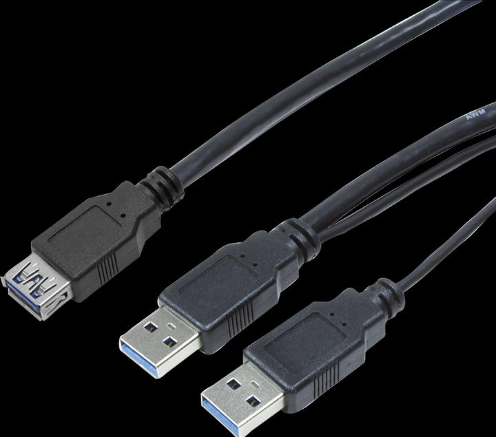 Produktbild LogiLink USB A—Usb A (0.30 m, USB 3.0)