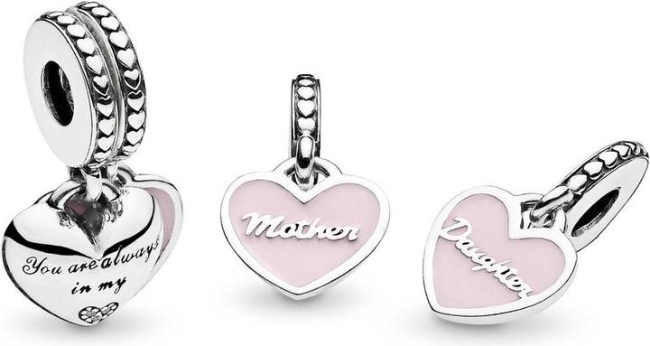 Produktbild Pandora Mutter & Tochter Herzen (Sterling Silber 925, Emaille)