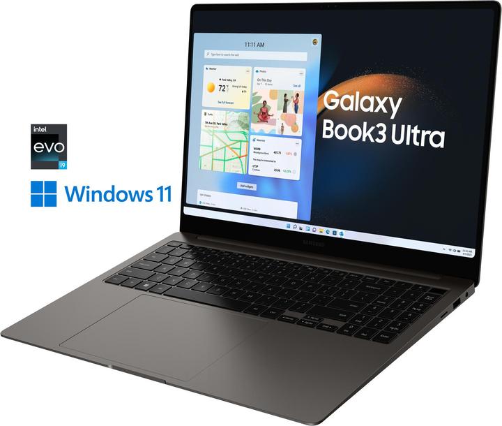 Actual product image Samsung Galaxy Book3 Ultra (16", Intel Core i9-13900H, 32 GB, 1000 GB, DE)
