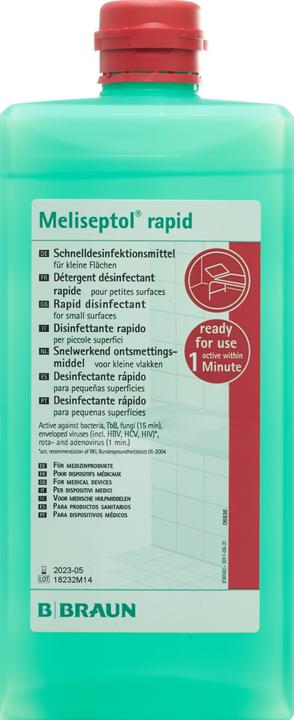 Immagine prodotto Meliseptol Disinfezione rapida alcolica (1000 ml)
