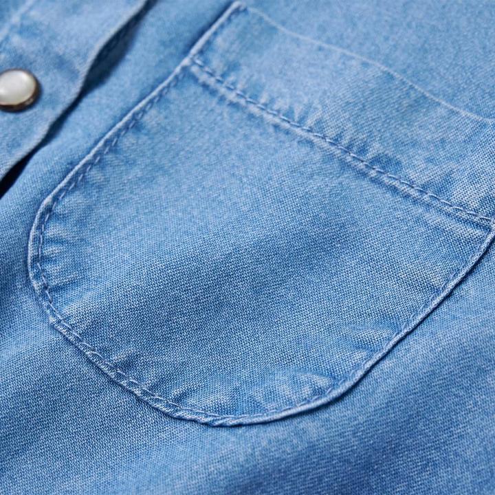 Immagine prodotto VidaXL Abito da bambino con maniche lunghe blu navy e blu denim (104)