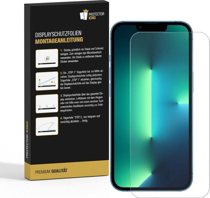 Produktbild Protectorking 6x Panzerfolie Anti-Shock matt entspiegelt (6 Stück, Apple iPhone 13 Pro)